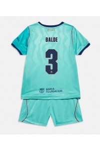 Barcelona Alejandro Balde #3 Jalkapallovaatteet Lasten Kolmas peliasu 2026-27 Lyhythihainen (+ Lyhyet housut)